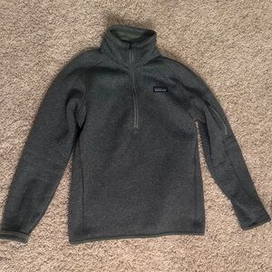 Patagonia Women's Olive Zip-Up Sweater
